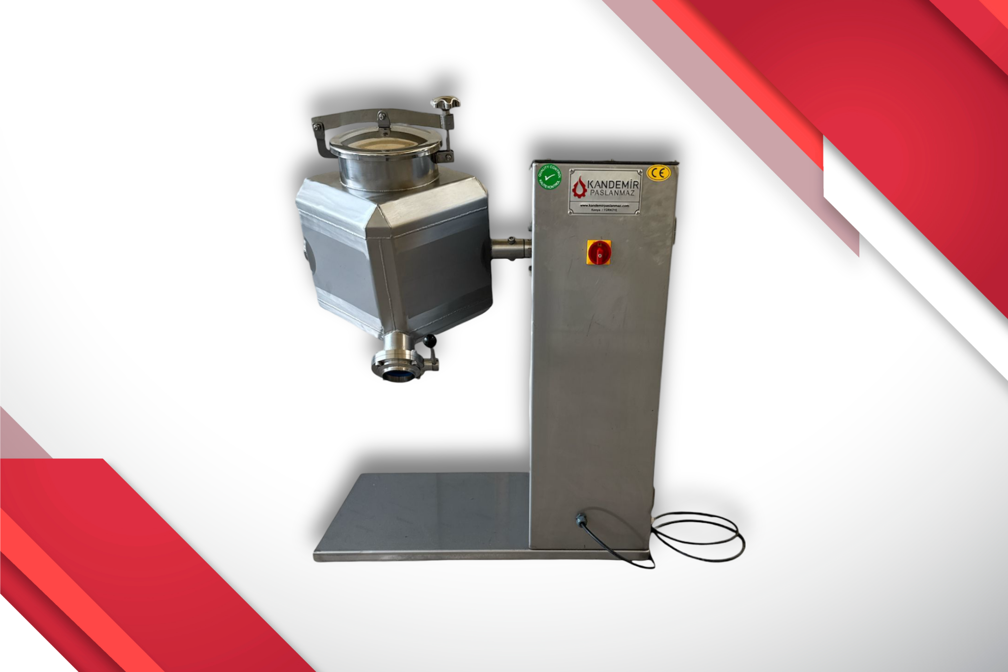 Laboratory Type Cubical Powder Mixer